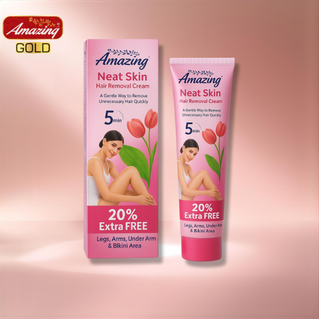 Amazing Gold Hair Remover Cream Tube
